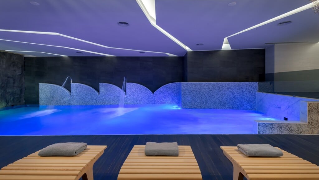 Indoor heated pool Rhodes